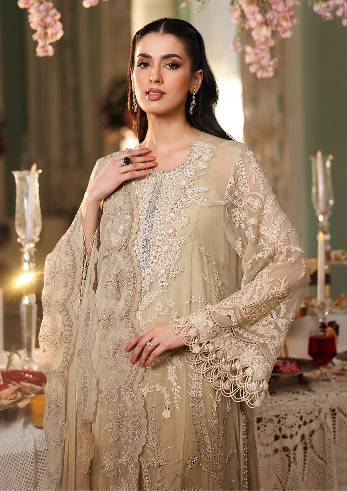 Maria B- Chiffon 103  (unstitched)